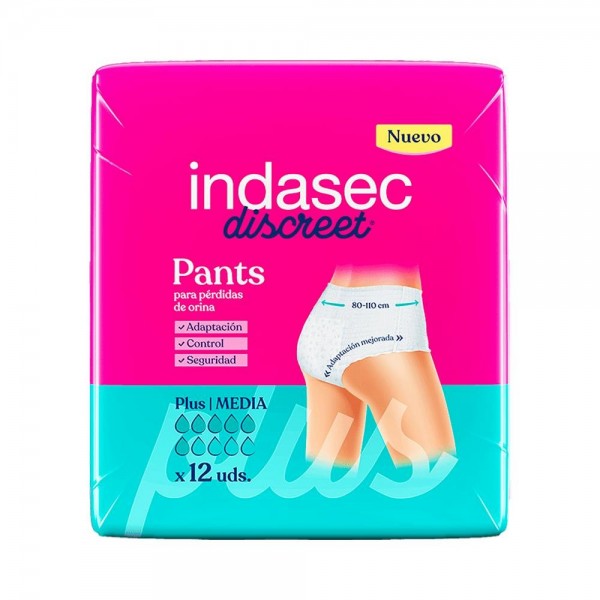 Indasec Discreet Pant Plus talla media